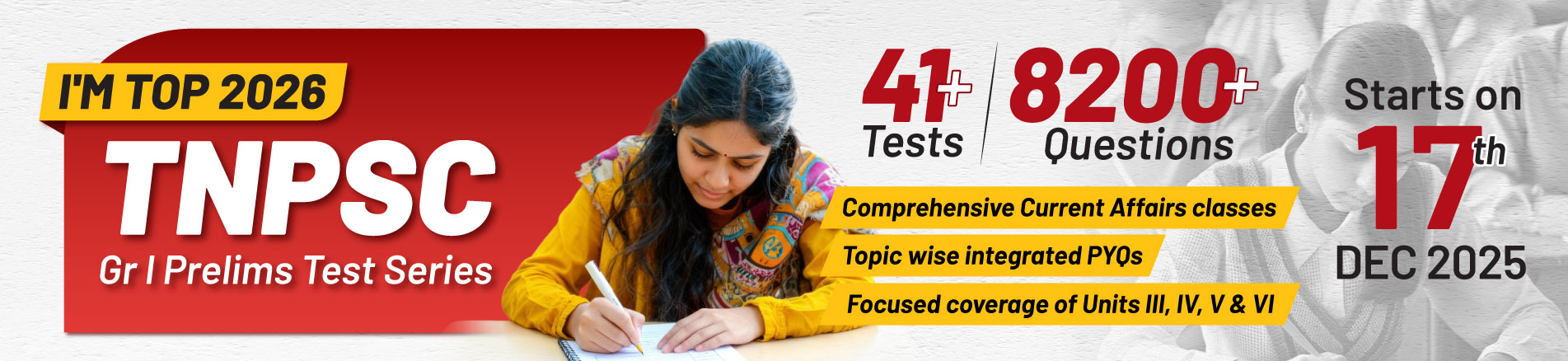TNPSC Group I Prelims Test tnpsc-group-i-prelims-test banner