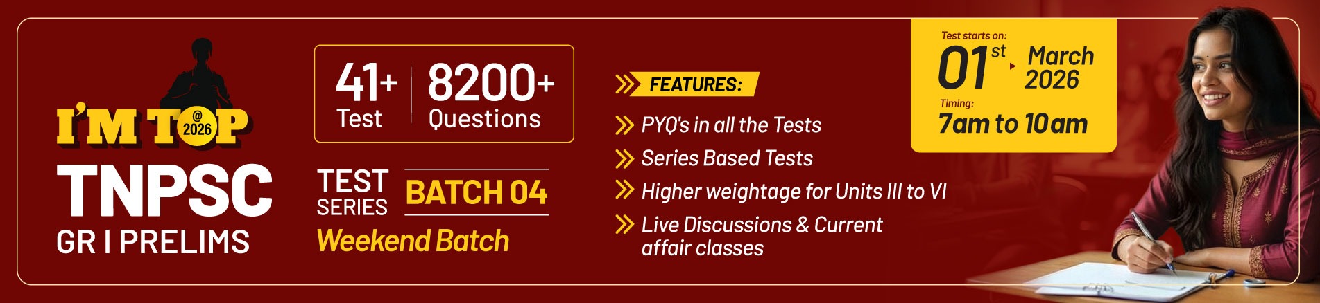 TNPSC Group I Prelims Test tnpsc-group-i-prelims-test banner
